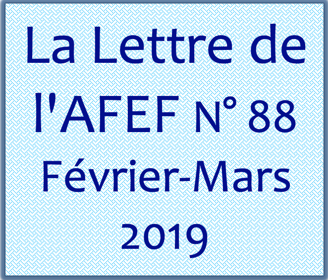 Lettre AFEF 88